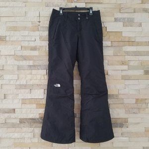 North Face Womens XS Snowboard Ski Snow Pants Bibs Snowsuit Bib Suit Black TNF